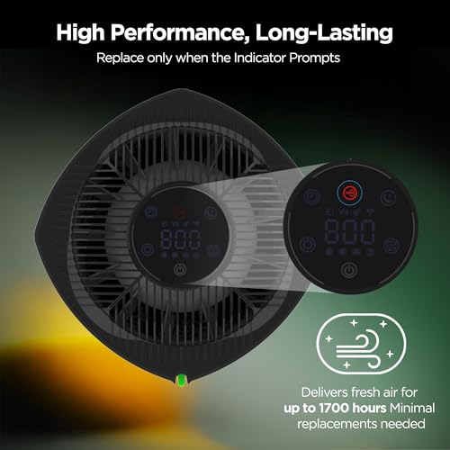 Dr Trust Replacement Filter 910 for Zurich Air Purifier 908 with HEPA I Activated Carbon I UV LED 4-Stage Filtration I 360° Clean Airflow, Removes Pollutants & Micro Allergens up to 270 Sq. Ft Area - Image 3