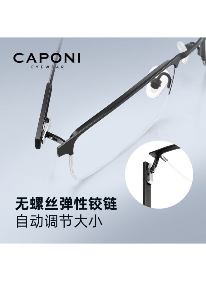 Caponi Blue Light Blocking Gl For Men, Photochromic Anti-radiation Anti-fatigue Computer And Phone Gl For Nearsightedness, Non-prescription Protective Eyewear