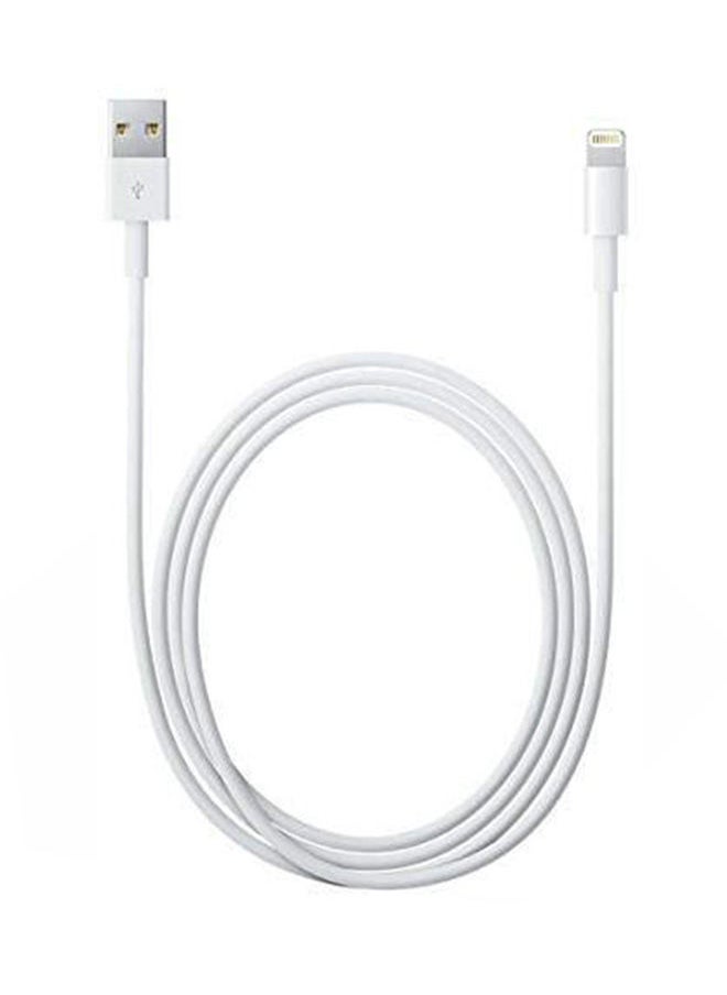 NIBEMINENT - USB Lightning Cable Data Sync Charger White - Image 1