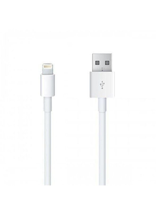 NIBEMINENT - USB Lightning Cable Data Sync Charger White - Image 1