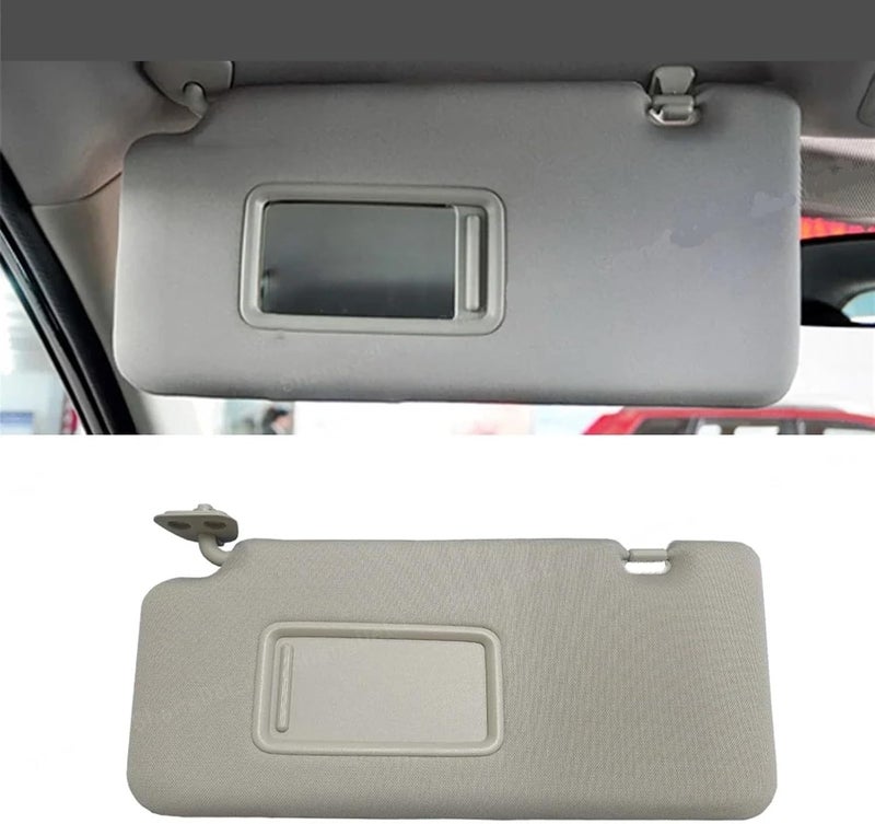 QASULER Left Side Sun Visor with Mirror for Nissan Tiida - Image 5