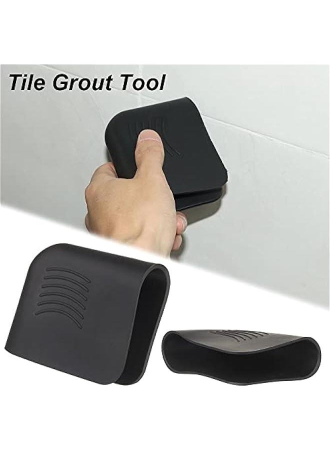 Generic 2 Pack Caulking Finisher Grout Scraper Polyurethane Hand Caulk Tool Sealant Finishing Tool Tile Grout Kit Accessories  - Image 4