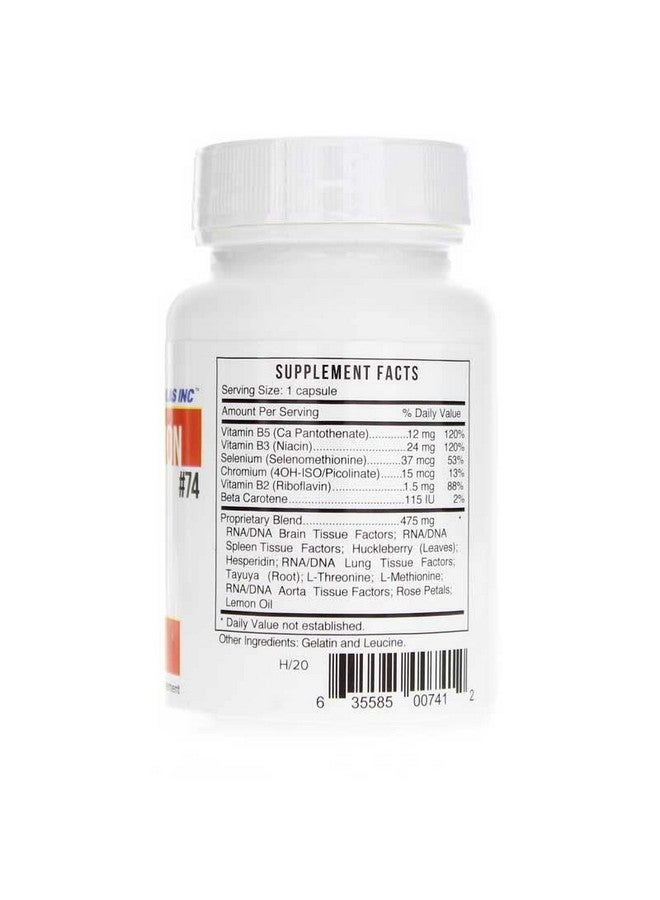 Systemic Formulas Systemic Formulas Nerve - 60 Capsules Bio Function #74. Nervous Systemic Support Supplement.  - Image 3