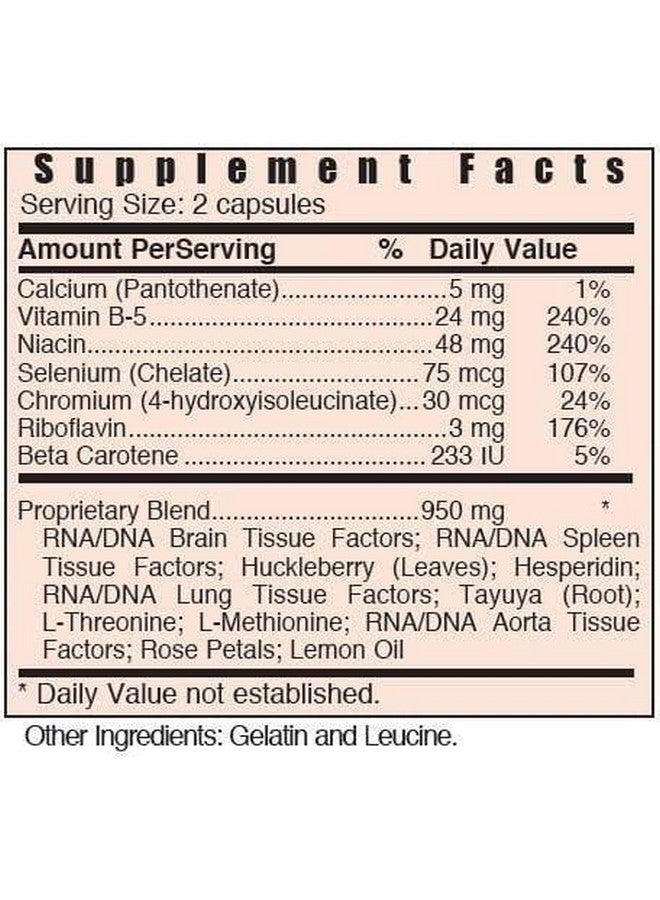 Systemic Formulas Systemic Formulas Nerve - 60 Capsules Bio Function #74. Nervous Systemic Support Supplement.  - Image 5