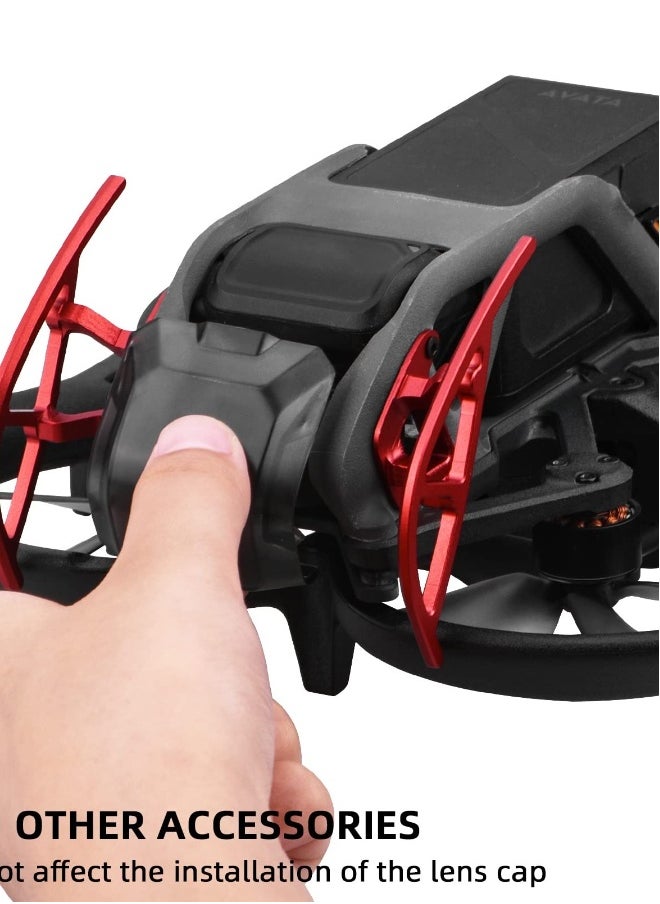 Generic - Gimbal Bumper for DJI Avata,PTZ Protect Bar Aluminum Alloy Anti-Collision Camera Guard FPV Drone Accessories, Red - Image 1