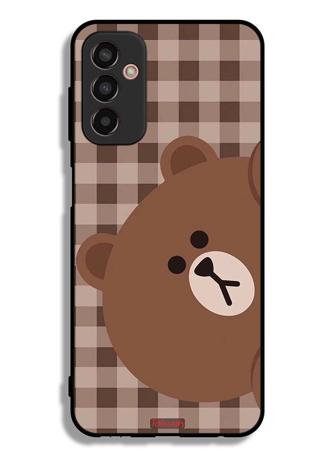 Tolwak Samsung Galaxy F13 Protective Case Cover Teddy Bear - Image 2