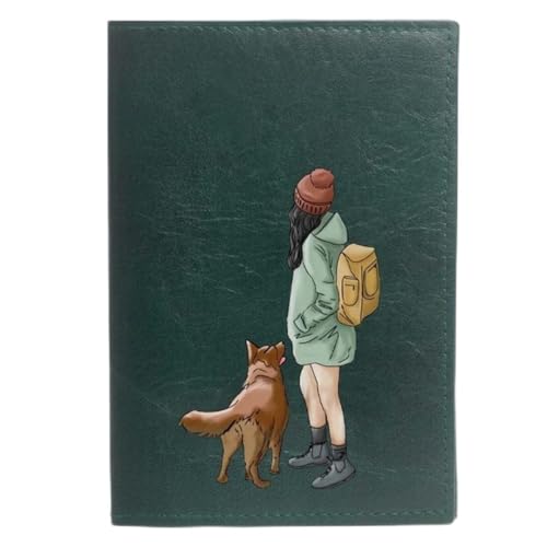 The Messy Corner |Vegan Leather Passport Cover| for Women – Forest Green |Travel Passport Holder| | Stylish & Secure Passport Case for Travel | Slim, Durable & Elegant |Travel Accessory| - Image 1