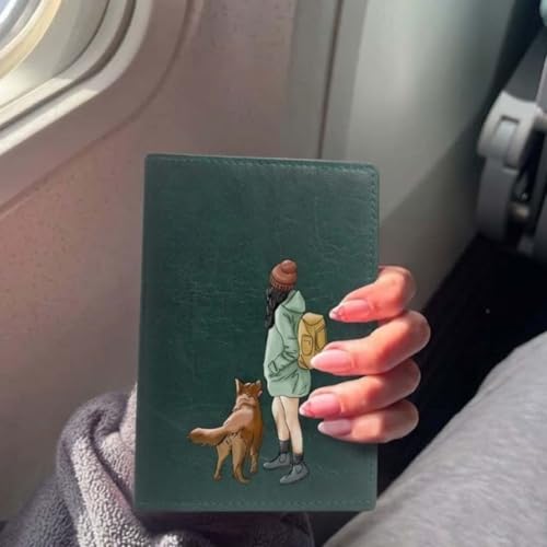 The Messy Corner |Vegan Leather Passport Cover| for Women – Forest Green |Travel Passport Holder| | Stylish & Secure Passport Case for Travel | Slim, Durable & Elegant |Travel Accessory| - Image 3