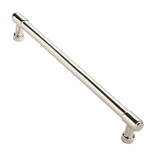 ZAUYX Solid Heavy Duty Jasper Pull Polished Nickel Appliance Pull 12 Inch Cabinet Pulls Extra Long Kitchen Cabinet Handles Cabinet Hardware Kitchen Handles for Drawer Cupboard Handles - Image 1