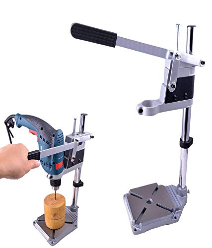 MAHARAJ Galaxy Hand Drill Machine Stand 400mm Mini Drill Stand Bench Press Aluminum Base Angle Drill 10 mm Chuck Size 400mm Hand Drill Stand CM4 Drill and Vice not Included  - Image 4