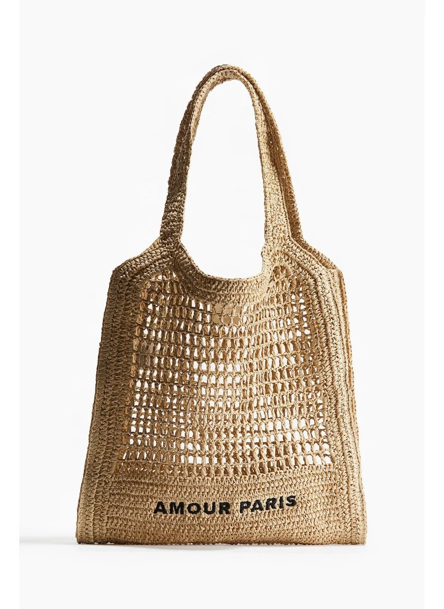H&M Straw Tote Bag