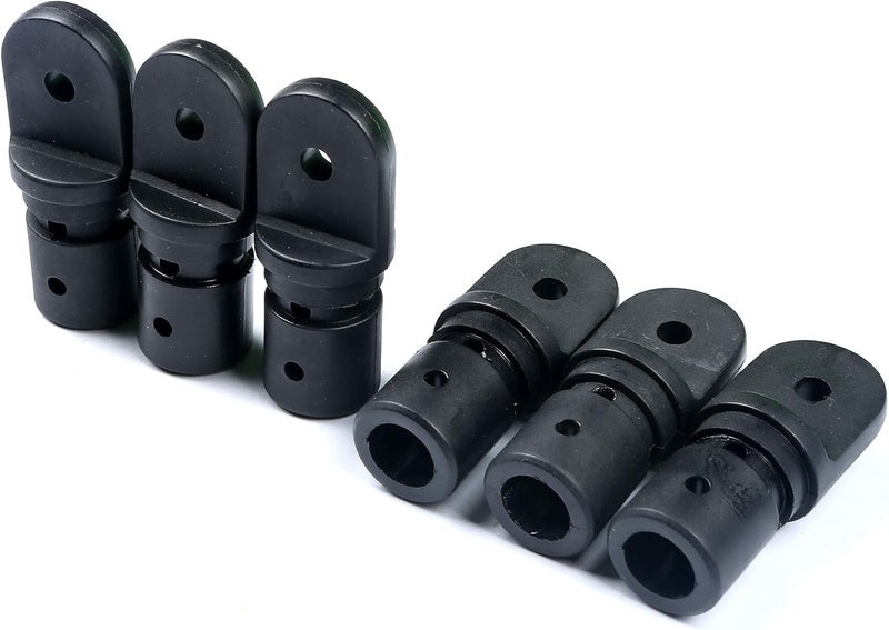 Thorn Boat Bimini Fittings Top Cover Cap Eye End Nylon Black Pack of 6 Black - Image 4