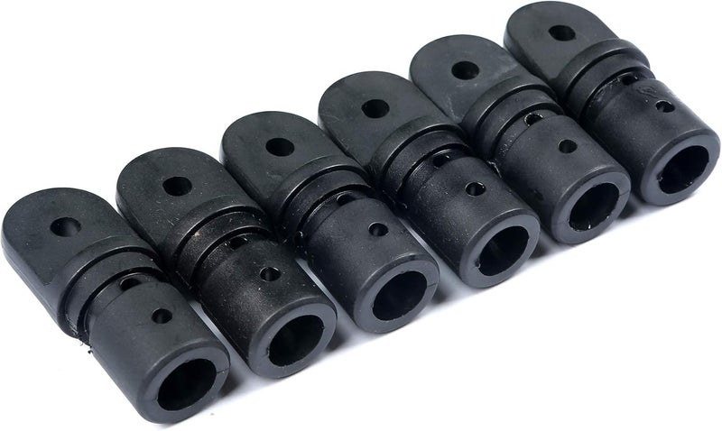 Thorn Boat Bimini Fittings Top Cover Cap Eye End Nylon Black Pack of 6 Black - Image 2