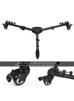 NIBEMINENT Tri-Wheel Tripod Dolly Black  - Image 4