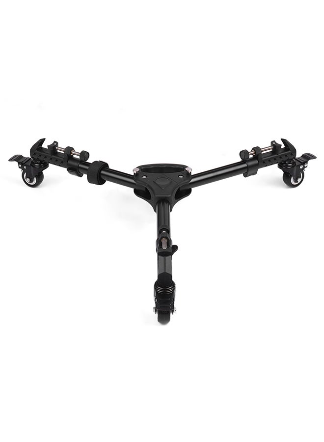 NIBEMINENT Tri-Wheel Tripod Dolly Black  - Image 1