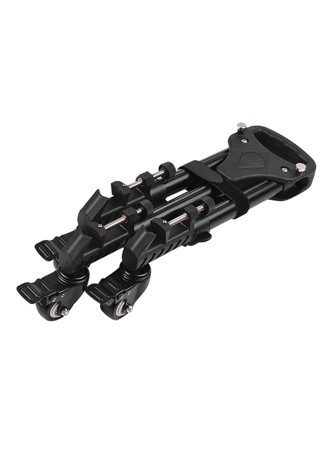 NIBEMINENT Tri-Wheel Tripod Dolly Black  - Image 2