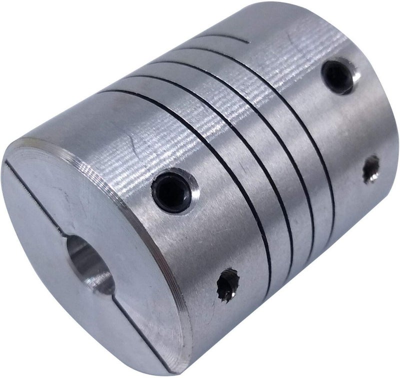 Yodaoke 6.35 x 9.5mm 1/4" x 3/8" Flexible Shaft Coupling Rigid Coupler D25 L30 - Image 3