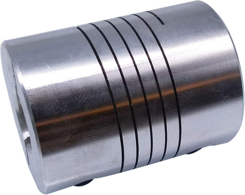 Yodaoke 6.35 x 9.5mm 1/4" x 3/8" Flexible Shaft Coupling Rigid Coupler D25 L30 - Image 4
