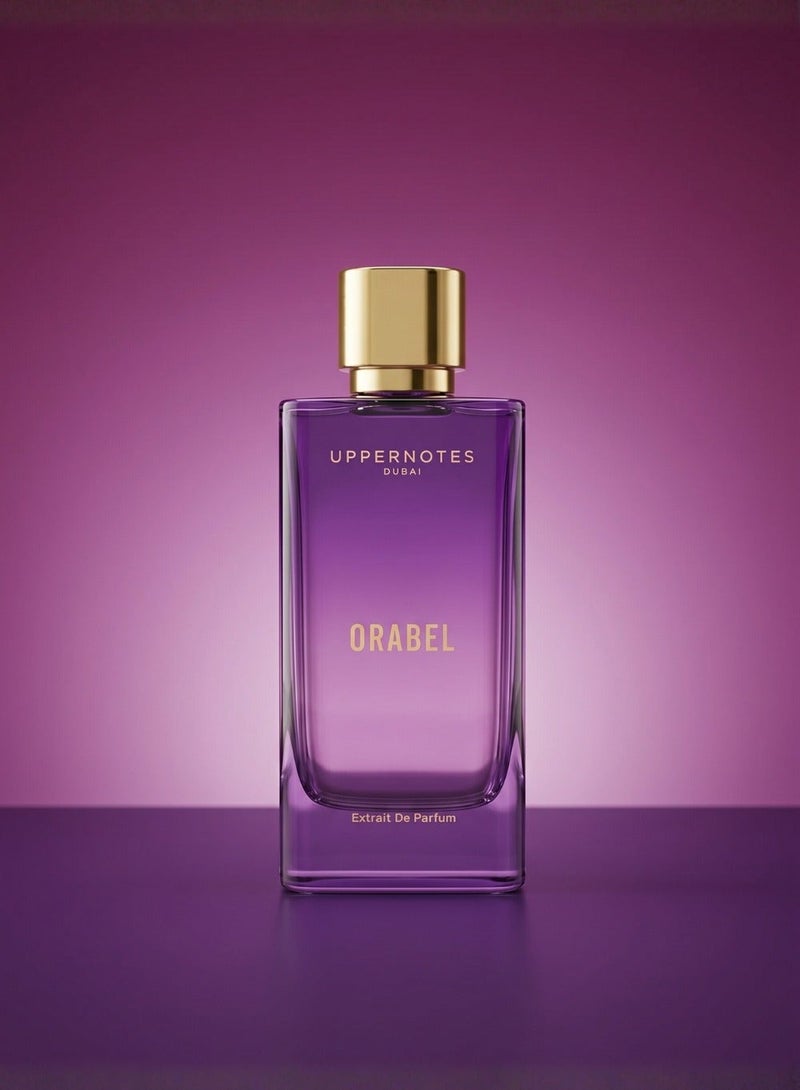 UpperNotes Orabel Extrait De Parfum Unisex 80ml | Passion Fruit Turkish Rose Oud Amber Leather | Sweet Fruity Oriental Long Lasting Fragrance UAE - Image 3