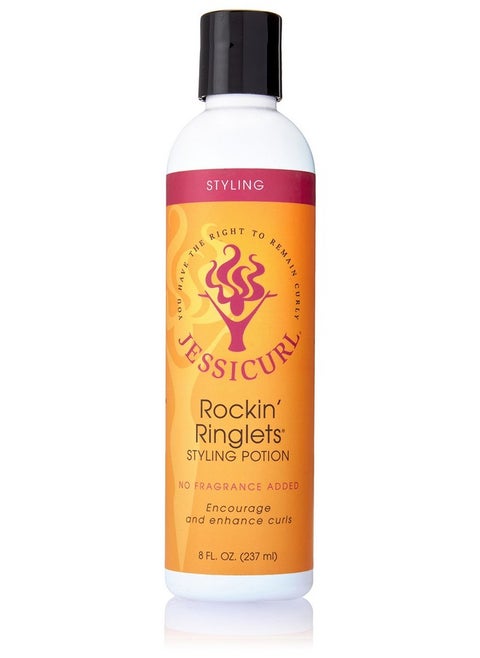 Rockin' Ringlets Styling Potion No Fragrance Added 8 Fl Oz. Curl Enhancer With Flaxseed Extract Curl Defining Styler For Curly Hair And Frizz Control