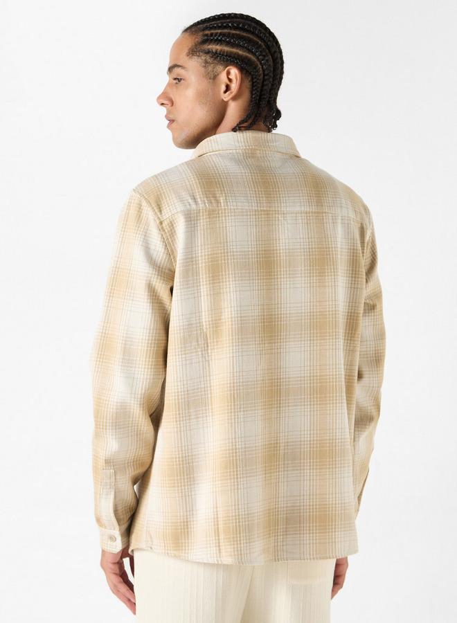 لي كوبر قميص مربعات بأكمام طويلة وجيب من لي كوبر - Image 3