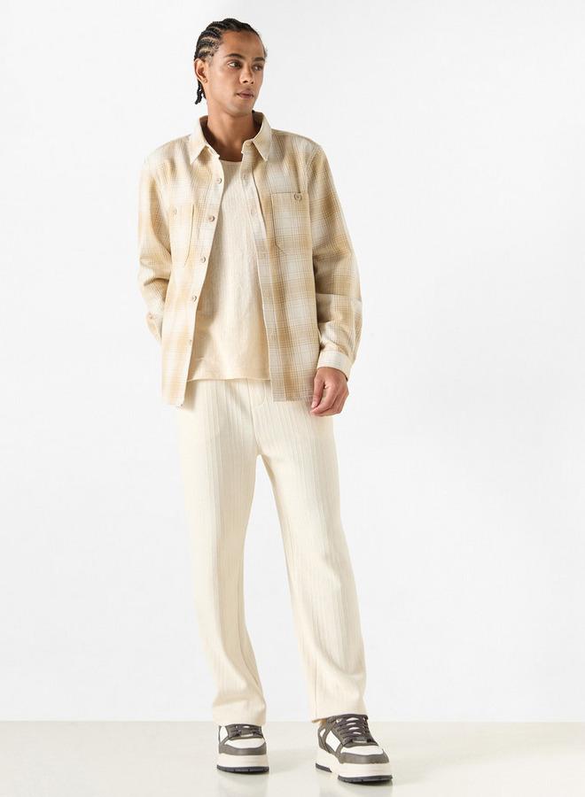 لي كوبر قميص مربعات بأكمام طويلة وجيب من لي كوبر - Image 2