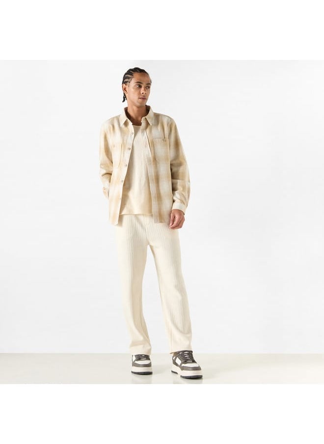 Lee Cooper Lee Cooper Checked Shirt with Long Sleeves and Pocket  - Image 2