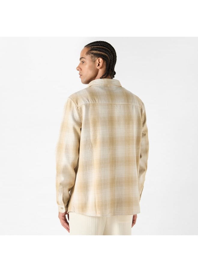 Lee Cooper Lee Cooper Checked Shirt with Long Sleeves and Pocket  - Image 3