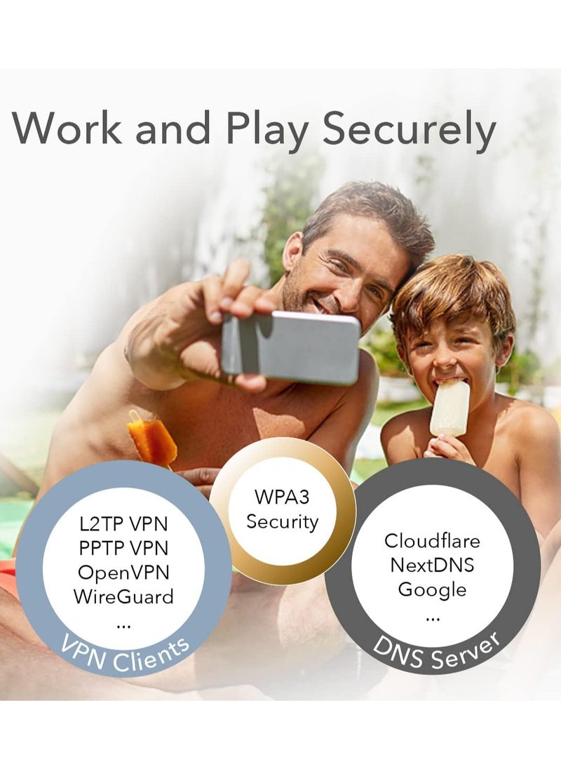 cudy - AX1800 WiFi 6 Mesh System, Replaces WiFi6 Router and Extender, Gigabit Ports, OpenVPN, Parental Control - Image 1
