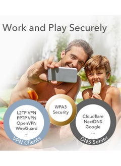 cudy AX1800 WiFi 6 Mesh System, Replaces WiFi6 Router and Extender, Gigabit Ports, OpenVPN, Parental Control  - Image 5