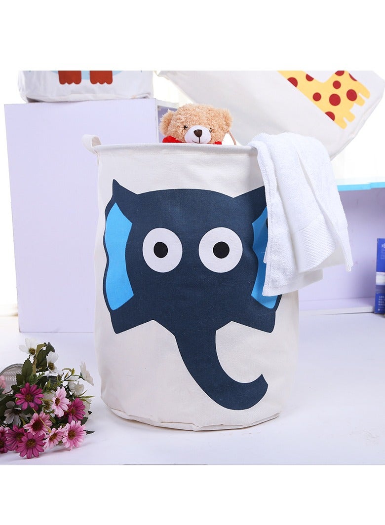 Home Care Household Dirty Clothes Basket – Foldable Laundry Bin for Clutter-Free Space, Portable Design, Large Cloth Hamper Basket with Double Handles - Image 1