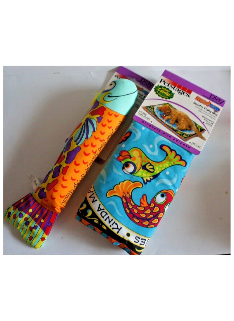 Madcap Swishy Fishy Catnip Play Mat