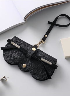 CityRiya-Long Leather Sunglasses Bag Travel Sun Glasses Holder Sunglass Case Portable Leather Glasses Case Holder Sunglasses Pouch Glasses Organizer Bag Eyeglasses Bag Eyewear Sleeve  - Image 1