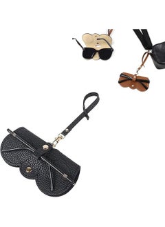 CityRiya-Long Leather Sunglasses Bag Travel Sun Glasses Holder Sunglass Case Portable Leather Glasses Case Holder Sunglasses Pouch Glasses Organizer Bag Eyeglasses Bag Eyewear Sleeve  - Image 2