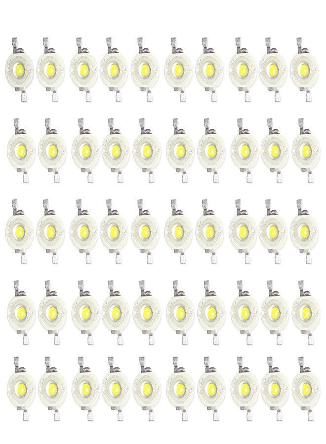 UNIVERSAL HUB 1W 100PCS LED COOL White Emitting Electrode Processor Bulb Light, High Brightness - Image 1
