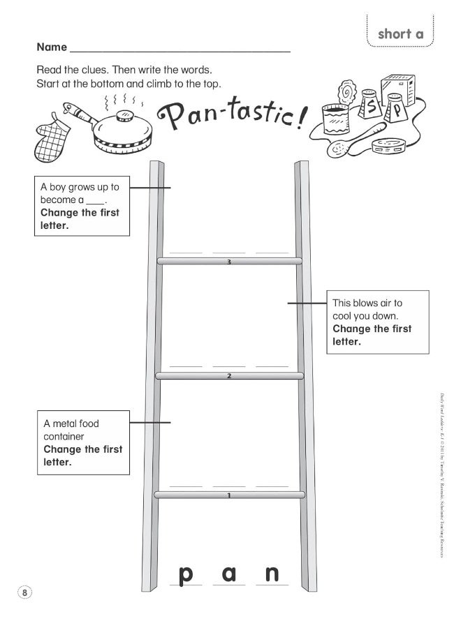 Scholastic Daily Word Ladders: Grades K-1: 80+ Word Study Activities That Target Key Phonics Skills to Boost Young Learners' Reading, Writing & Spelling Confidence - Image 3