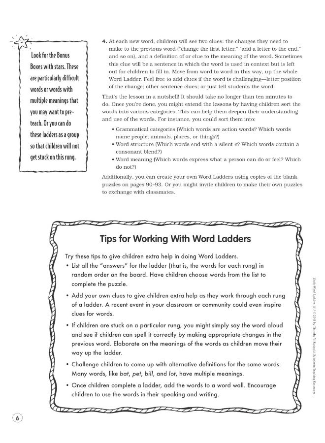 Scholastic Daily Word Ladders: Grades K-1: 80+ Word Study Activities That Target Key Phonics Skills to Boost Young Learners' Reading, Writing & Spelling Confidence - Image 2