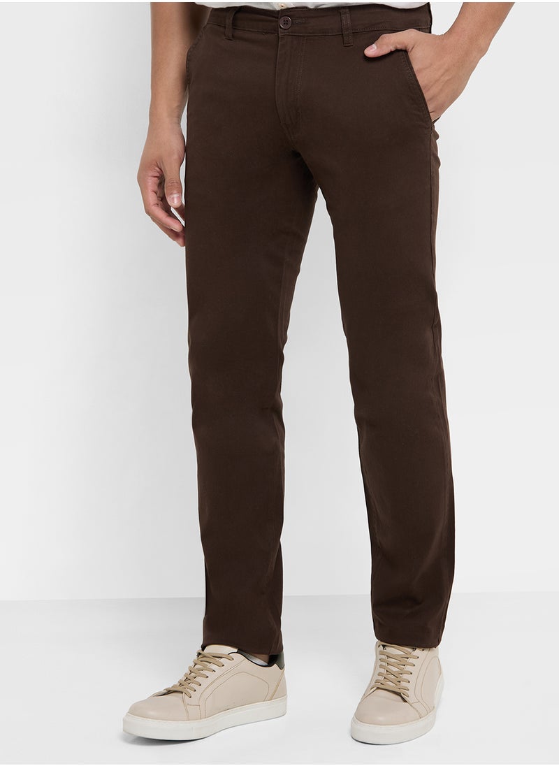 Robert Wood Slim Fit Chino Pants  - Image 1