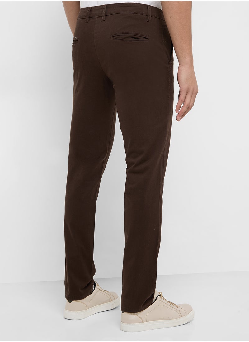 Robert Wood Slim Fit Chino Pants  - Image 3