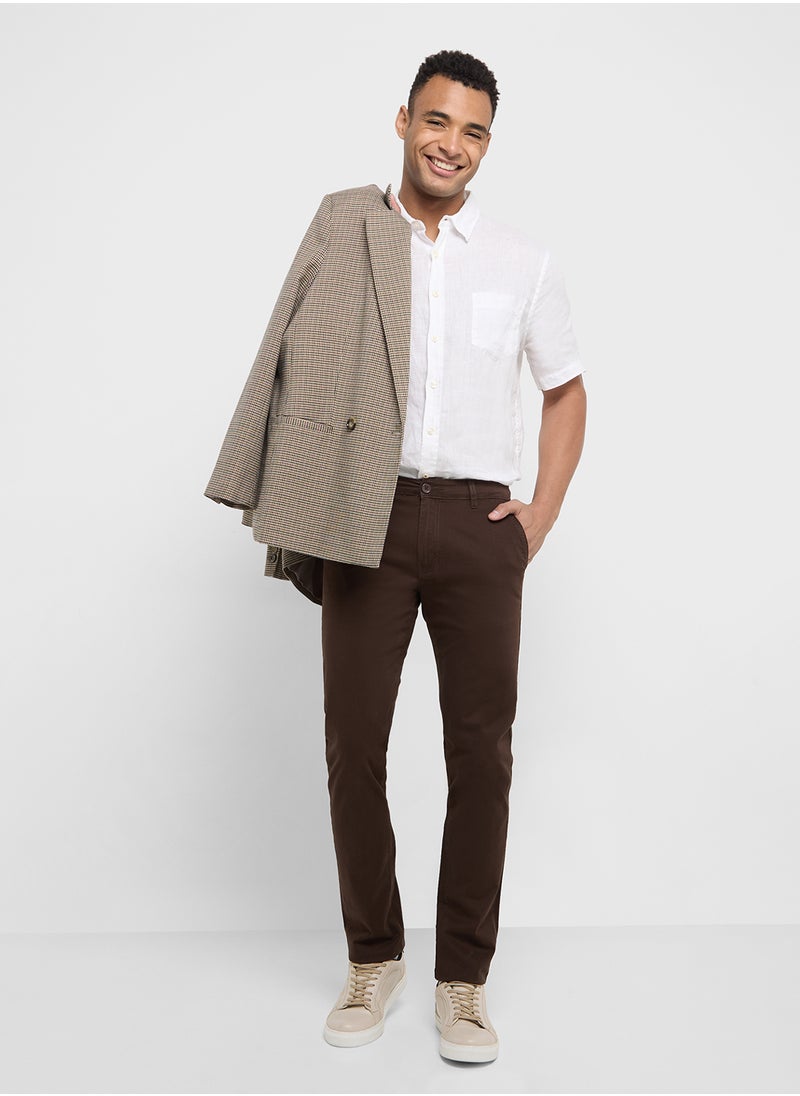 Robert Wood Slim Fit Chino Pants  - Image 2