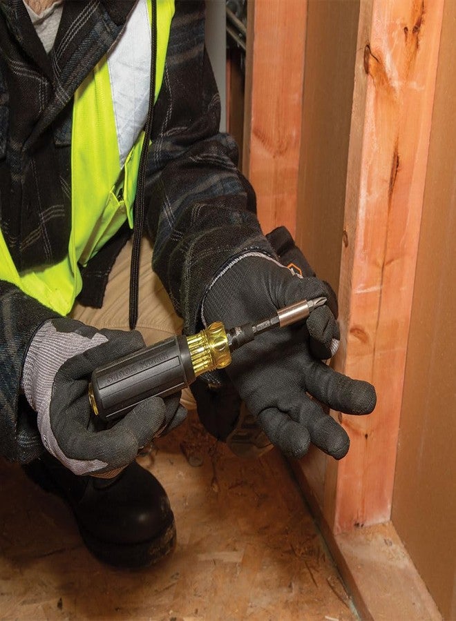 كلاين تولز مجموعة مفكات براغي Klein Tools 32501HD KNECT المقاومة للصدمات، 46 قطعة، مع حقيبة MODbox، 39 بت، 4 مفكات براغي، حامل بت، مقبض - Image 4