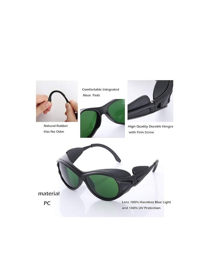 Generic - Professional Laser Safety Glasses for 405nm,445nm,450nm,532nm,850nm Laser and 190nm-490nm Wavelength Violet/Blue/Red Laser Protection Goggles - Image 1
