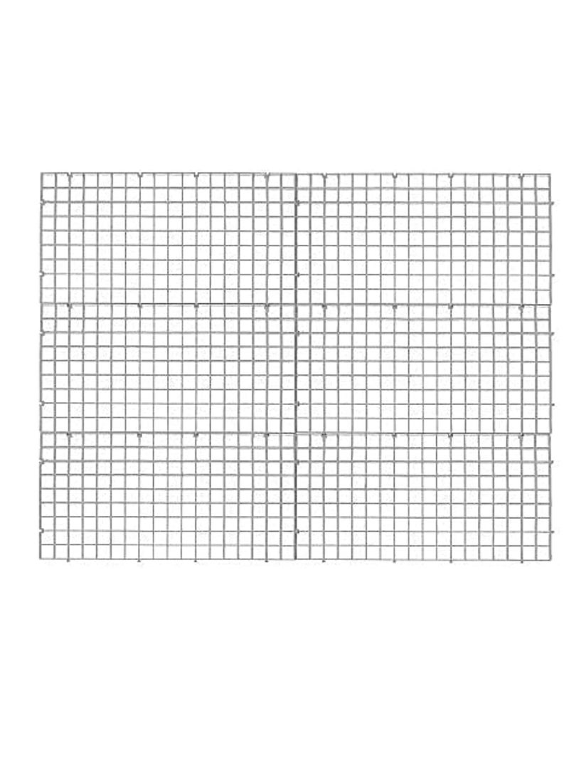 Excefore - 6 PCS Aquarium Divider Filter Tray Egg Crate Fish Tank Bottom Isolation, White, 30 cm x 15cm - Image 1