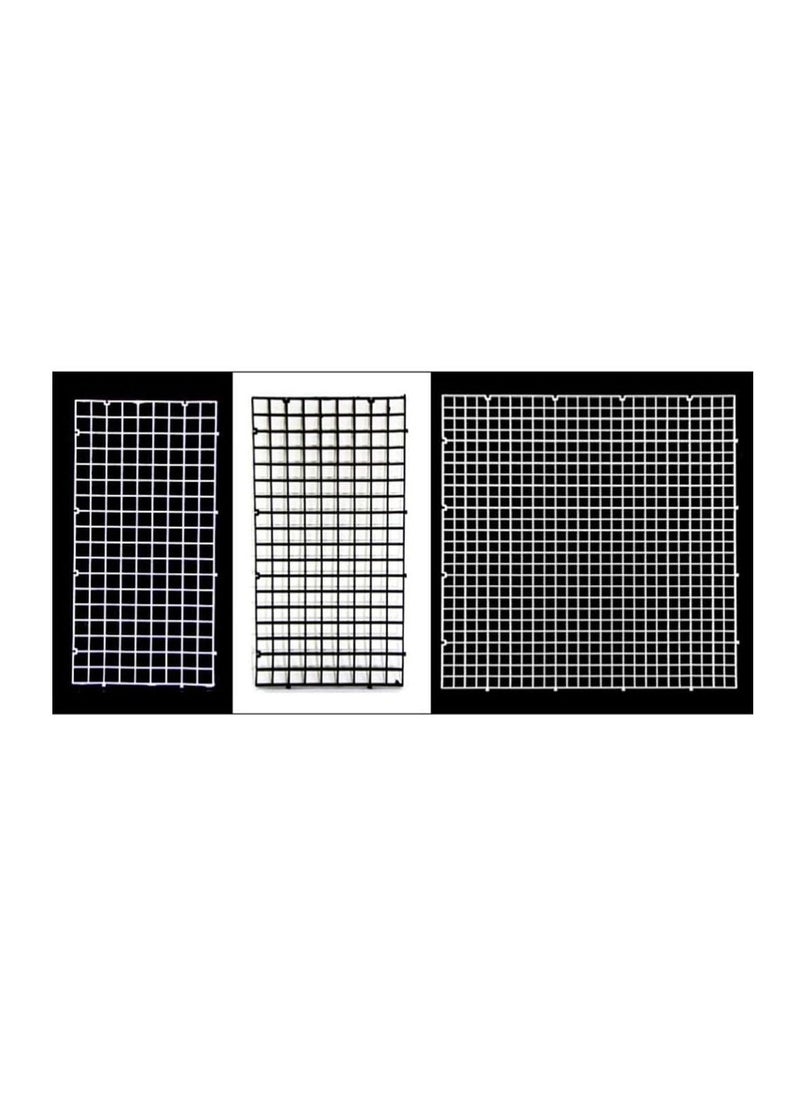 Excefore - 6 PCS Aquarium Divider Filter Tray Egg Crate Fish Tank Bottom Isolation, White, 30 cm x 15cm - Image 1