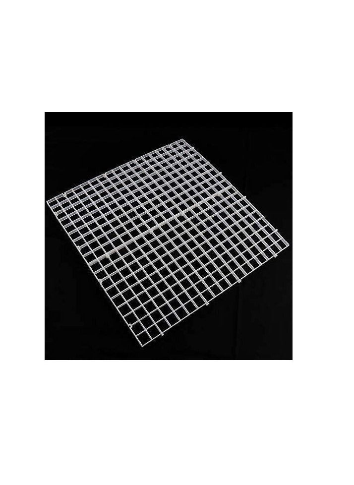 Excefore - 6 PCS Aquarium Divider Filter Tray Egg Crate Fish Tank Bottom Isolation, White, 30 cm x 15cm - Image 1
