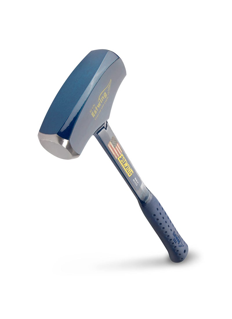 Estwing ESTWING BIG BLUE Drilling/Crack Hammer - 4-Pound Long Handle Sledge with Forged Steel Construction & Shock Reduction Grip - B3-4LBL  - Image 1