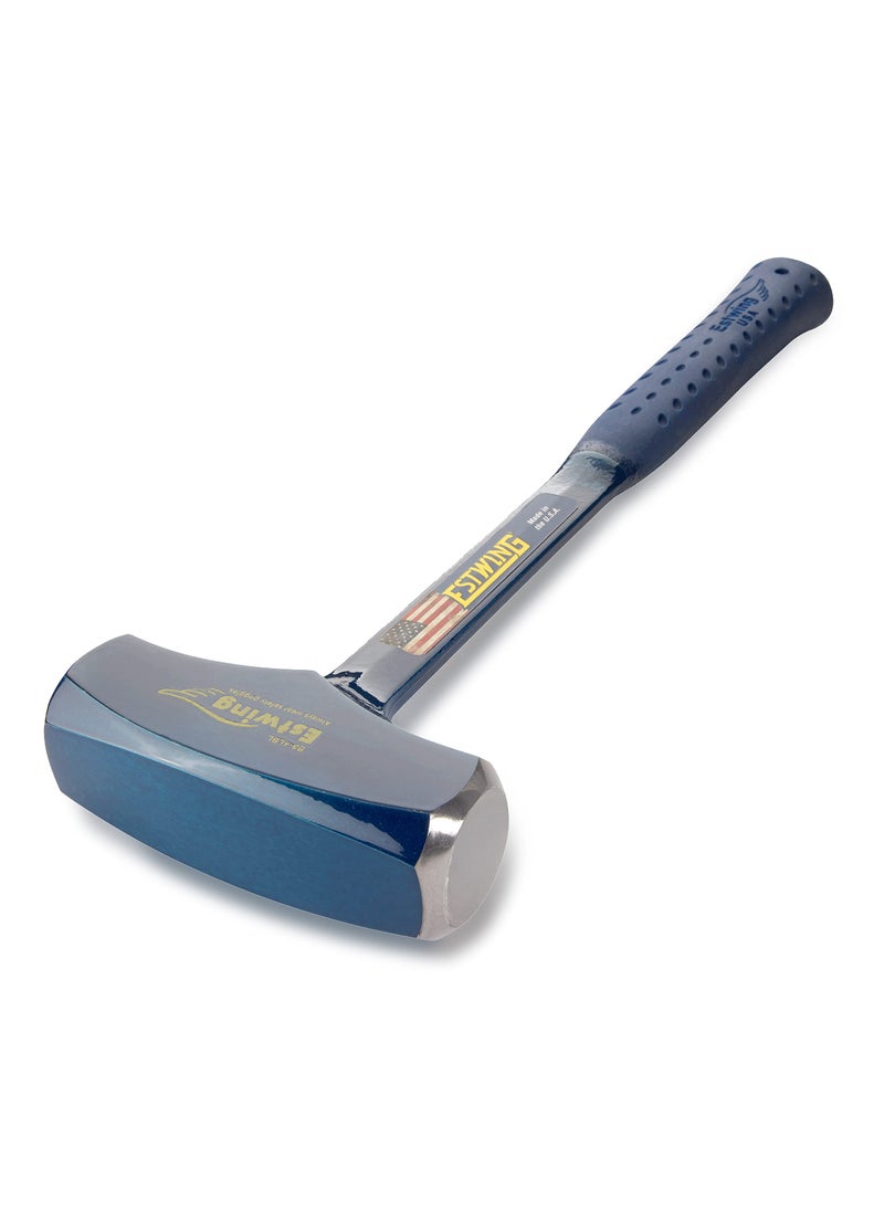 Estwing ESTWING BIG BLUE Drilling/Crack Hammer - 4-Pound Long Handle Sledge with Forged Steel Construction & Shock Reduction Grip - B3-4LBL  - Image 3