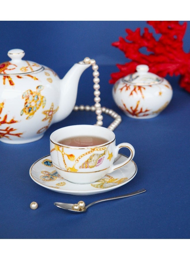 Baci milano Portofino Sugar Bowl - Porcelain 10x9cm  - Image 2