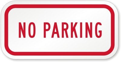 SmartSign Small No Parking Sign, Supplemental 6 x 12 Inches Sign, 3M Engineer Grade Reflective Aluminum, Easy to Mount, Laminated and Rust-Free, Made in USA - Image 3