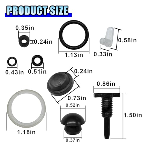 UHANBUT 15PCS 3 Ton Floor Jack Seal Repair Kit, Complete Hydraulic Jack Oil Seal & O-Ring Set for Vertical Jacks, Universal Car Repair Tool for SUV, Truck, and Sedan (Vertical) - Image 3